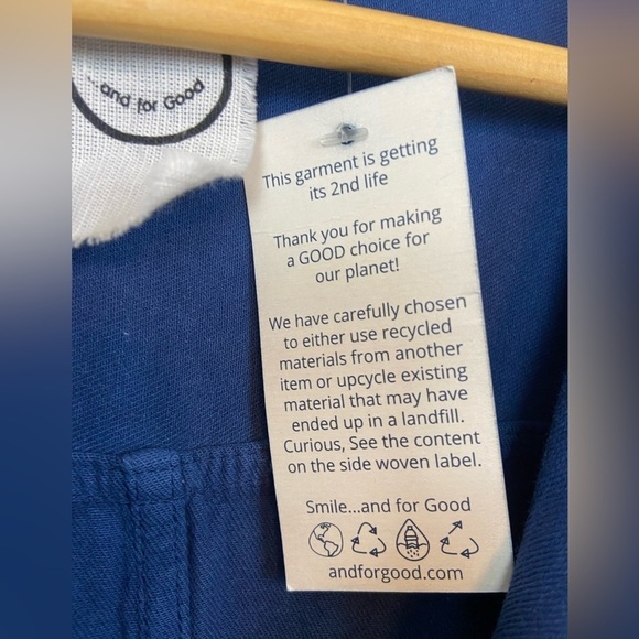 NWT REI Co-op Trailsmith Coveralls 100% Natural Cotton Navy - Picture 5 of 8